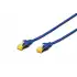 Digitus CAT 6A S/FTP LSZH Profesyonel Patch Cord Kablo - 1 Metre, Mavi
