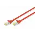 Digitus CAT 6A S/FTP LSZH Profesyonel Patch Cord Kablo - 3 Metre, Kırmızı