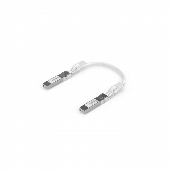 Ubiquiti UniFi 25G / 10G SFP28 DAC Kablo - 0.15 Metre (15 cm) Beyaz