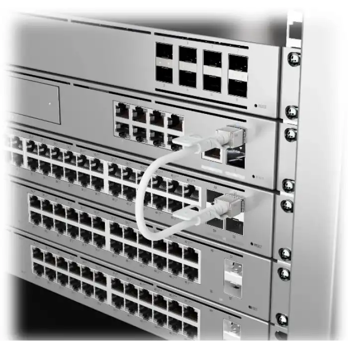 Ubiquiti UniFi 25G / 10G SFP28 DAC Kablo - 0.15 Metre (15 cm) Beyaz