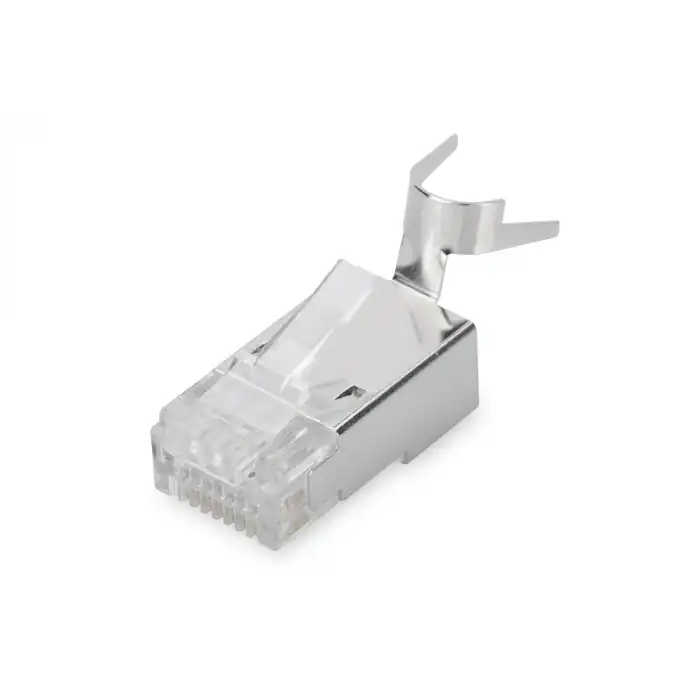 Digitus CAT6A / CAT7 RJ45 Metal Kılavuzlu Pass-Through Konnektör (AK-219604)