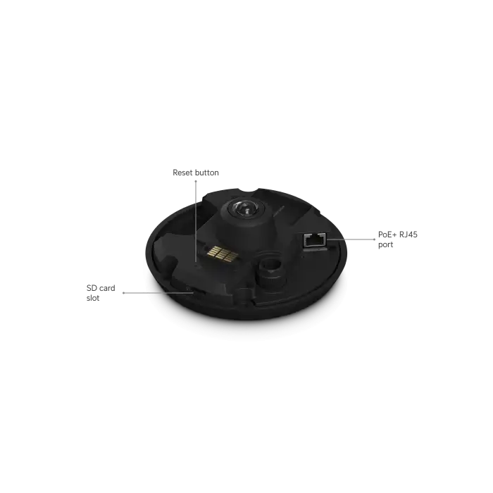 Ubiquiti UniFi Protect G6 Pro 360 Siyah | 12MP 360° Panoramik Güvenlik Kamerası