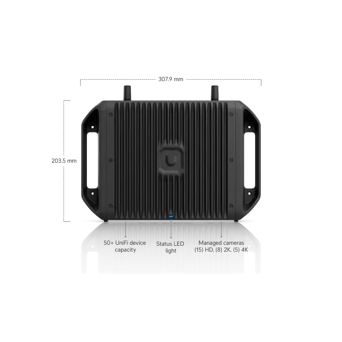 Ubiquiti UniFi Cloud Gateway Industrial (UCG-Industrial) | WiFi 7 Endüstriyel Ağ Geçidi