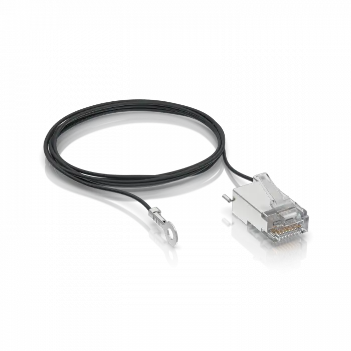 Ubiquiti UISP-Connector-GND | Topraklama Telli Shielded RJ45 Konnektör (20li Paket)