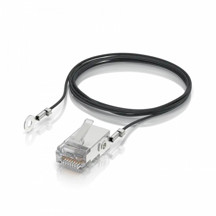 Ubiquiti UISP-Connector-GND | Topraklama Telli Shielded RJ45 Konnektör (20li Paket)