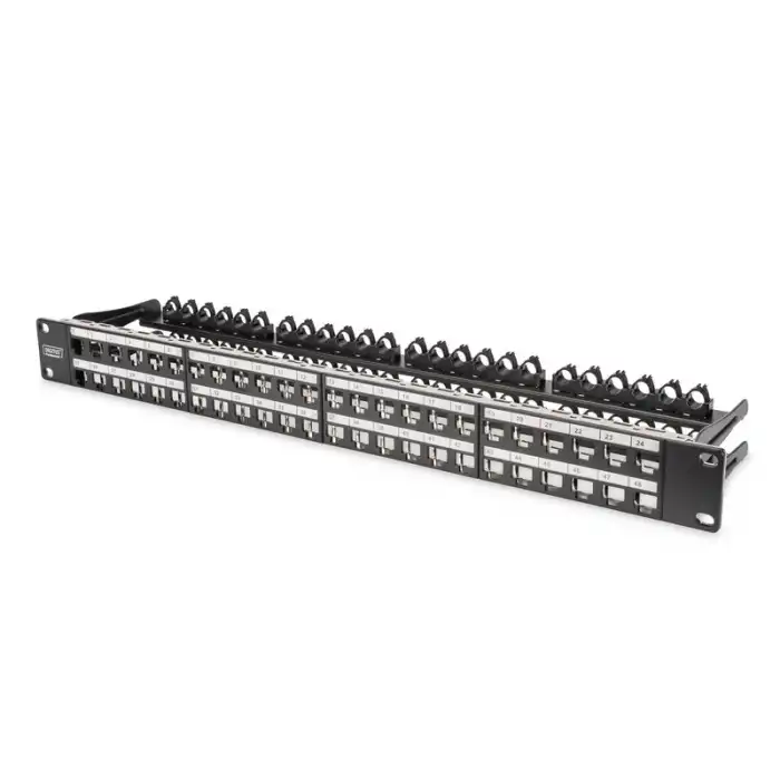 Digitus 48-Port 1U Modüler Boş Patch Panel, Korumalı