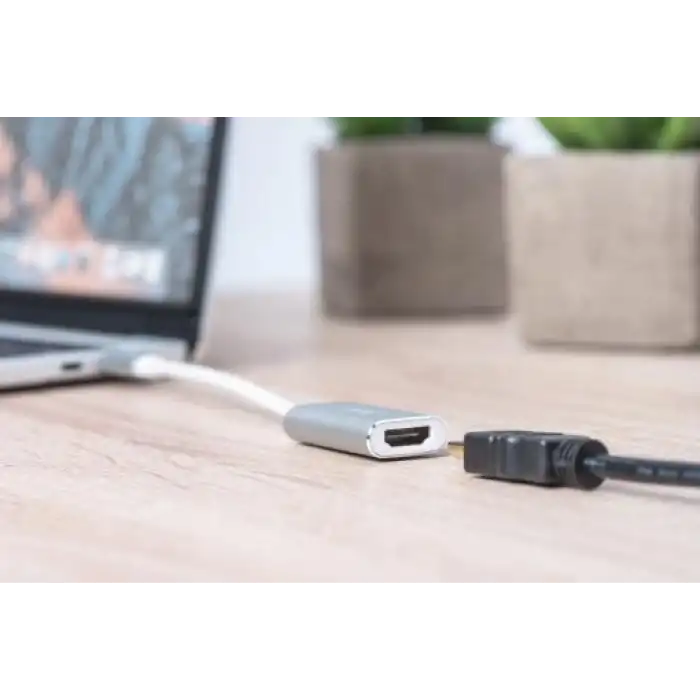 Digitus DA-70836 USB 3.0 Type C to HDMI 4K 2160p Grafik Alüminyum Dönüşütürücü Adaptörü