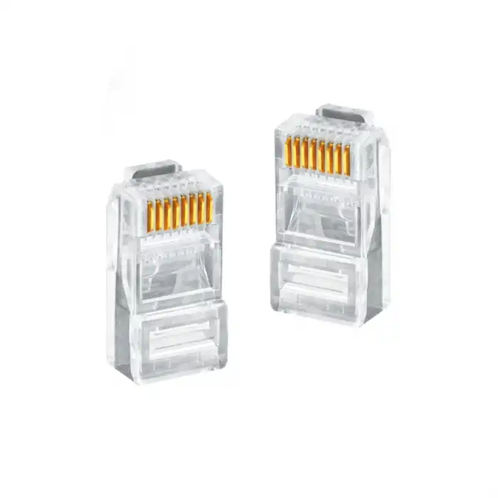 EZ-Plug MPC6U3EZ | Profesyonel Cat6 Pass-Through RJ45 Konnektör (100lü Paket)