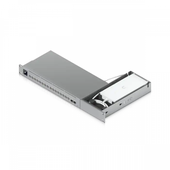Ubiquiti Pro Max 16 Rack Montaj Kiti (UACC-Pro-Max-16-RM) | 1U Adaptör Gizlemeli