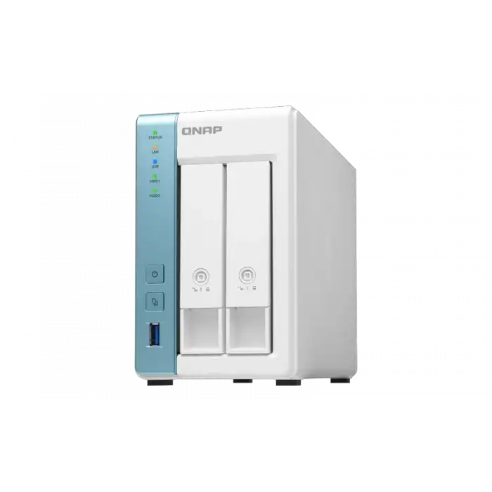 Qnap TS-231P3 4 GB 2 Yuvalı 250 TB Destekli NAS Depolama Ünitesi