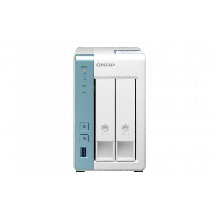 Qnap TS-231P3 4 GB 2 Yuvalı 250 TB Destekli NAS Depolama Ünitesi