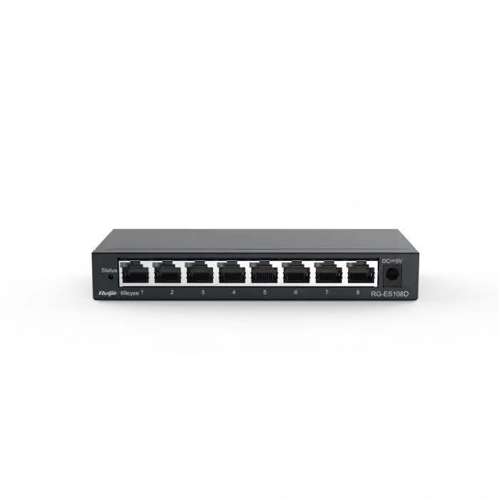 Ruijie Reyee ES108D 8-Port Metal Kasa Tak ve Çalıştır Ethernet Switch