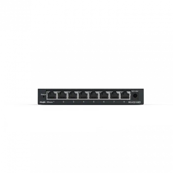 Ruijie Reyee ES108D 8-Port Metal Kasa Tak ve Çalıştır Ethernet Switch