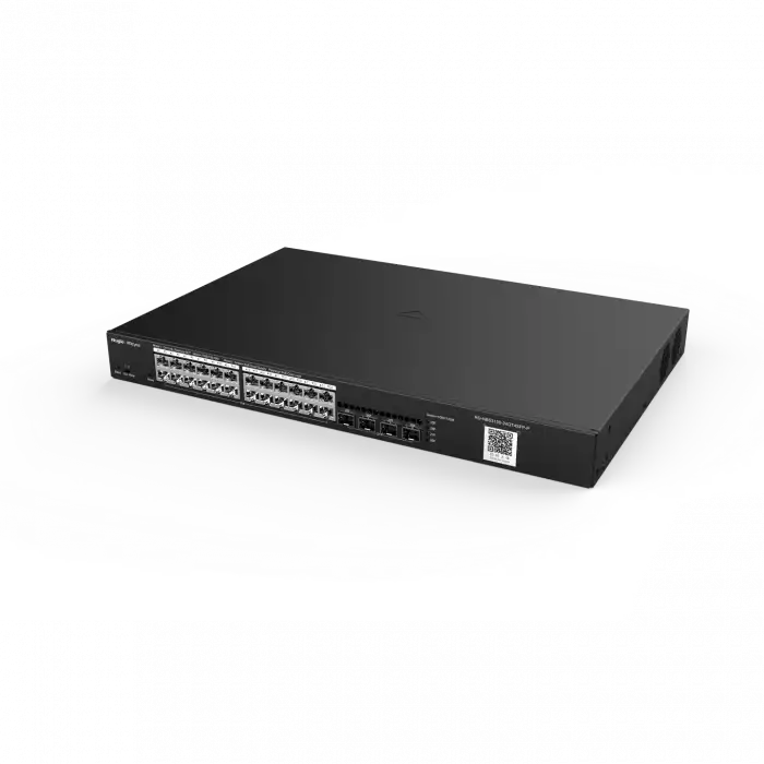 Ruijie Reyee RG-NBS3100-24GT4SFP-P 28-Port L2 Yönetilebilir Gigabit PoE+ Switch (4 SFP Uplink)