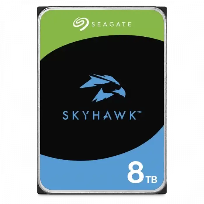 Seagate SkyHawk 8TB 3.5 256MB Cache SATA 3.0 Güvenlik Hard Diski ST8000VX010