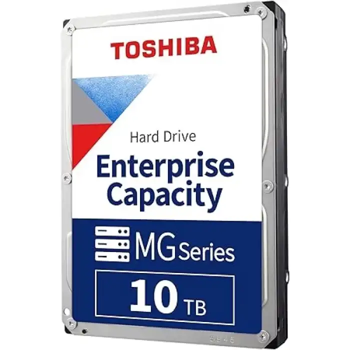 Toshiba 10 TB Kurumsal Dahili Sabit Sürücü - MG Serisi 3.5 SATA HDD Ana sunucu ve depolama, 7/24 Güvenilir Çalışma, Hiper Ölçekli ve bulut depolama (MG06ACA10TE)
