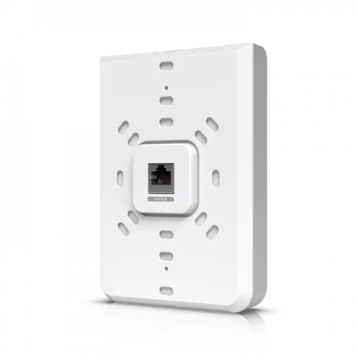 Ubiquiti U6 IW | Access Point | UniFi6 In-Wall, WiFi 6 Dual Band, 1x GbE PoE In, 4x GbE PoE Out