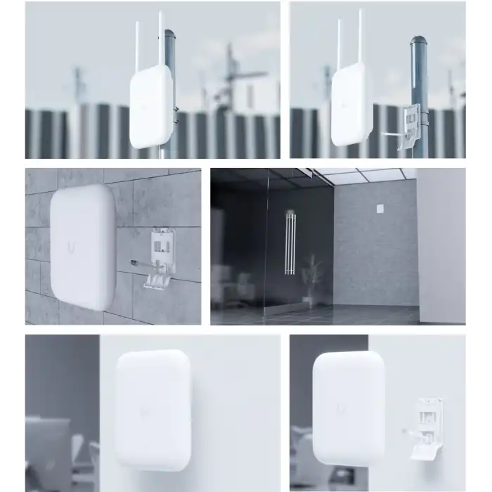 Ubiquiti U7 Outdoor | WiFi7 | 465 m² | 5 Ghz Dual Band , 1x RJ45 2.5 GbE , IPX6 PoE+ Access Point