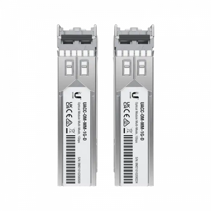 Ubiquiti UACC OM MM 1G D2 , 1.25Gbps ,Duplex LC , 550M, Multi Mode Fiber SFP Modül