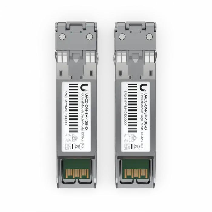 Ubiquiti 10G SFP+ Single-Mode Fiber Modül | 10km Uzun Menzil (2li Paket)