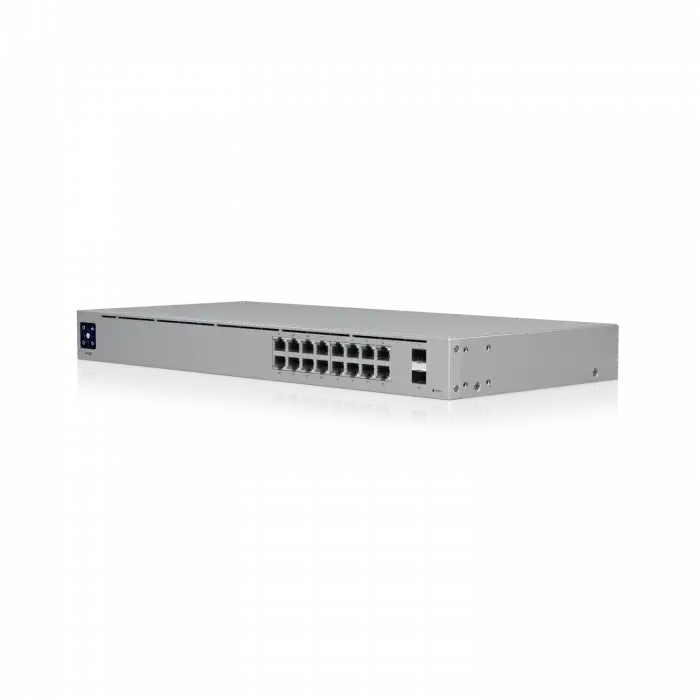 Ubiquiti UniFi Switch 16 PoE | 16-Port Gigabit, Fansız PoE+ Switch