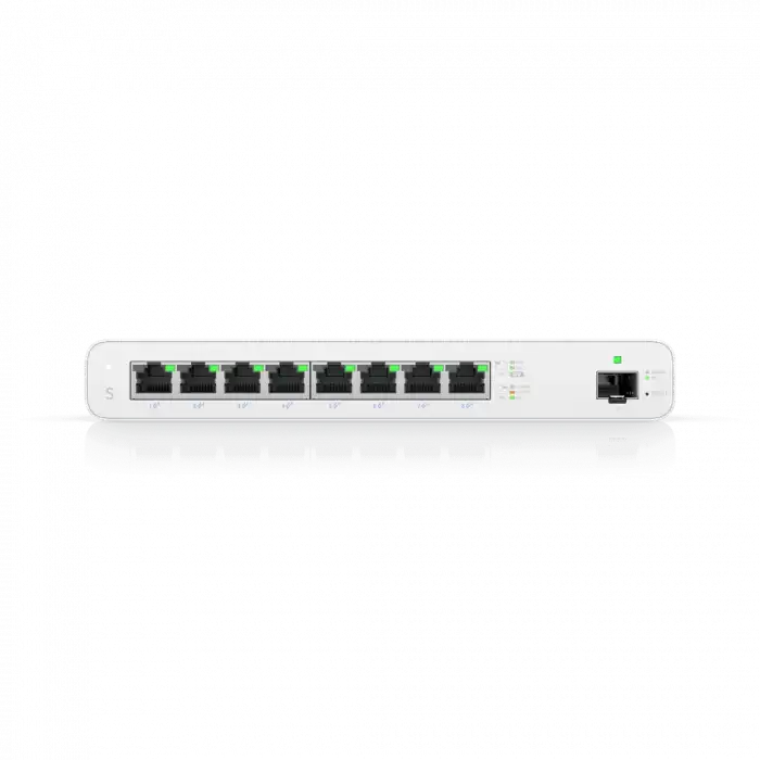 Ubiquiti UISP Switch | 8-Port 24V Pasif PoE WISP Switch (10G SFP+)