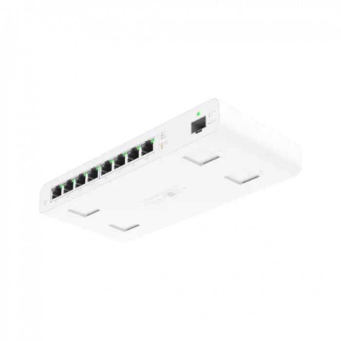 Ubiquiti UISP Switch | 8-Port 24V Pasif PoE WISP Switch (10G SFP+)