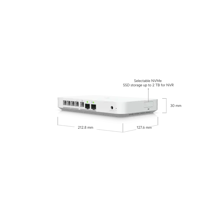 Ubiquiti UniFi Cloud Gateway Fiber | 2.5GbE PoE+ ve 10G Fiber WAN Router