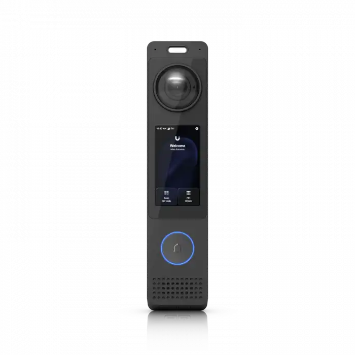 Ubiquiti UniFi G6 Pro Entry | 12MP Çift Kameralı Akıllı İnterkom ve Face ID Kapı Sistemi
