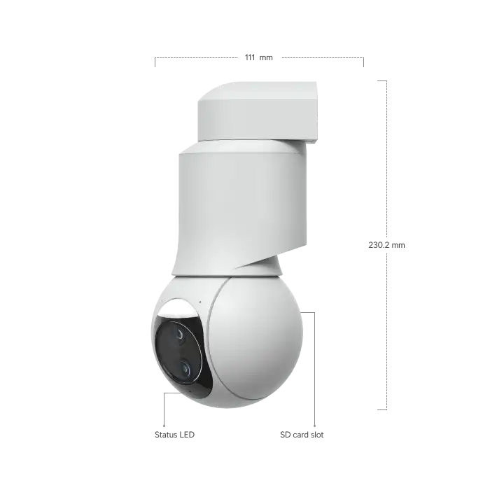 Ubiquiti UniFi Protect G6 PTZ Kamera (UVC-G6-PTZ-W) - 4K AI, 10x Hibrit Zoom (Beyaz)