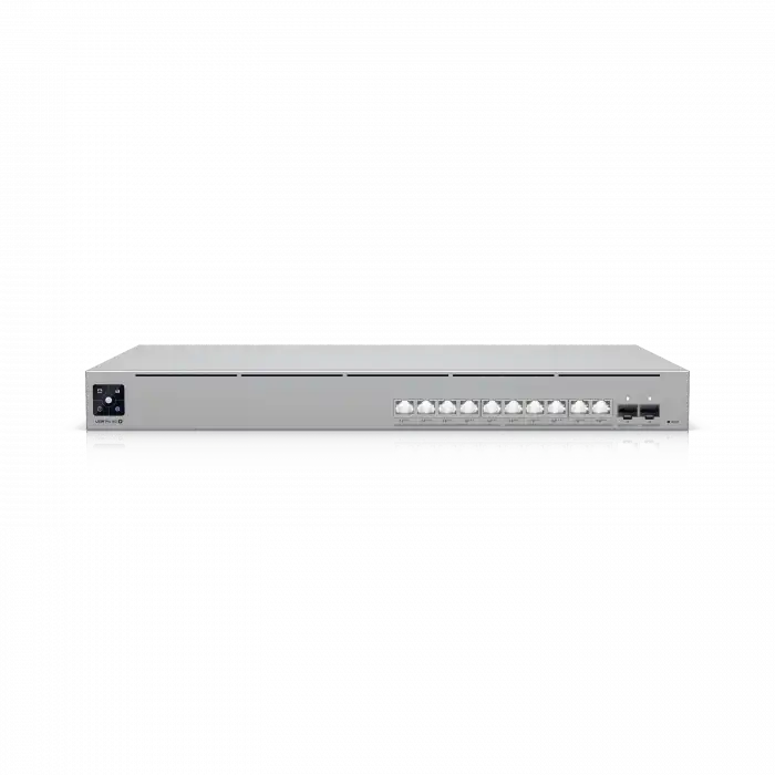 Ubiquiti UniFi Switch Pro XG 10 PoE (USW-Pro-XG-10-PoE) | 8x 10G PoE++ Yönetilebilir Switch