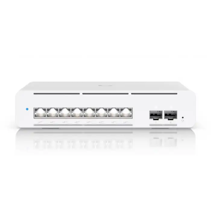 Ubiquiti UniFi Switch Pro XG 8 PoE (USW-Pro-XG-8-PoE (155W) | 10G PoE++ Yönetilebilir Switch