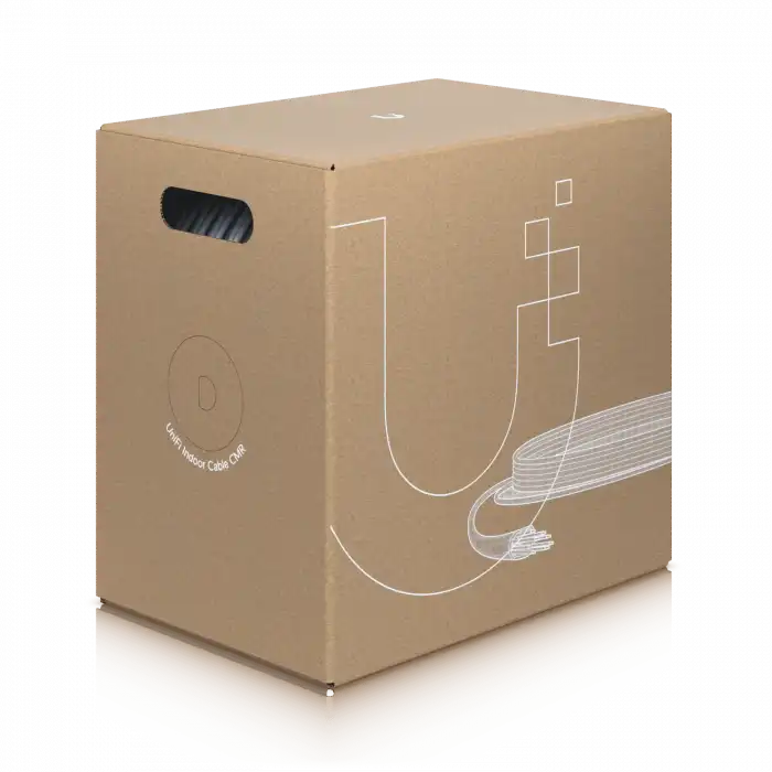 Ubiquiti UniFi CAT6A | CMR Halojen Free 10GbE Ağ Kablosu (23AWG) U-Cable-C6-CMR