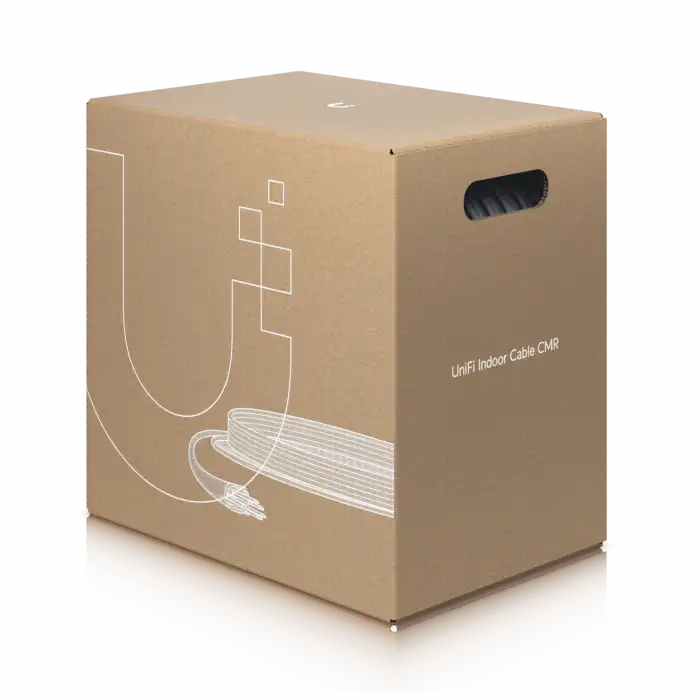 Ubiquiti UniFi CAT6A | CMR Halojen Free 10GbE Ağ Kablosu (23AWG) U-Cable-C6-CMR