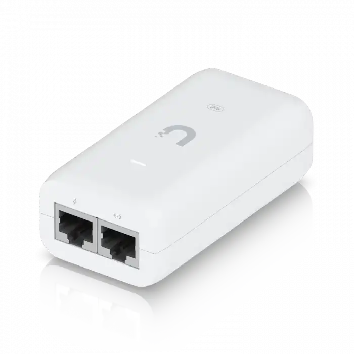 Ubiquiti Unifi U POE AF 15W , 48V DC , 0.32A Gigabit PoE Adaptör Enjektör