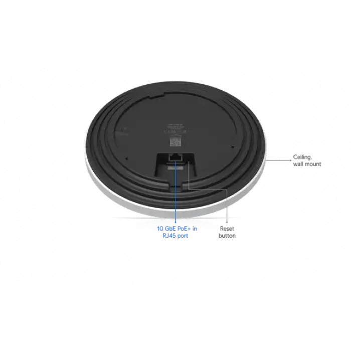 Ubiquiti UniFi U7 Pro XG 10GbE (U7-Pro-XG) WiFi 7 | 6 Ghz | PoE+ Tavan Tipi Access Point