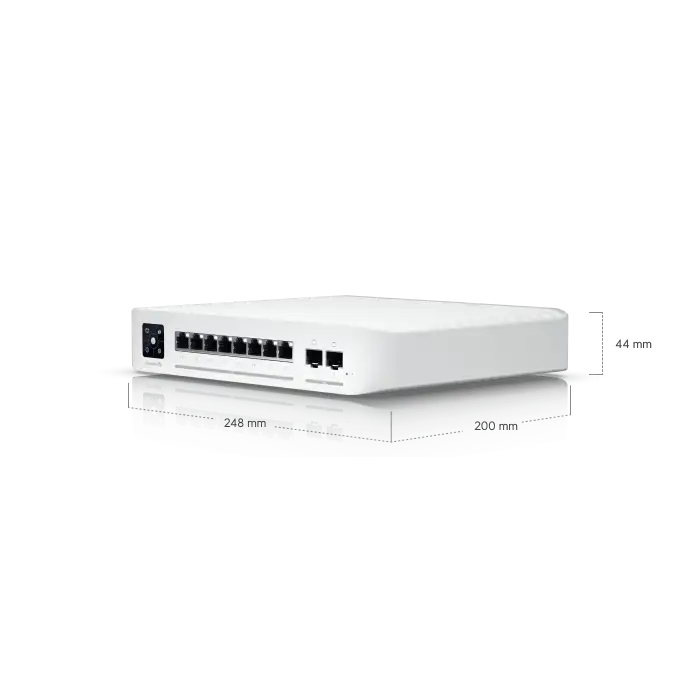 Ubiquiti UniFi Switch Enterprise 8 PoE | 8-Port 2.5GbE Layer 3 PoE+ Switch