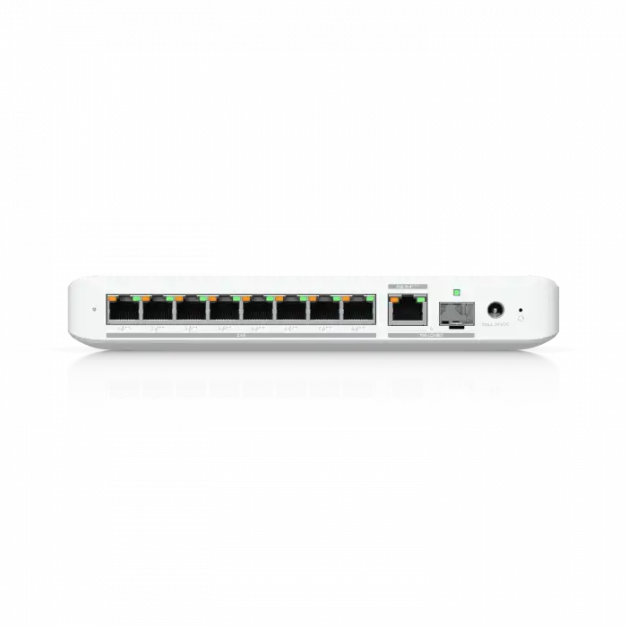 Ubiquiti UniFi USW Flex 2.5G 8 PoE | 8 Port 2.5G Ethernet | 1 Port Combo 10G SFP+ & 10Gbe Ethernet PoE in Swtich