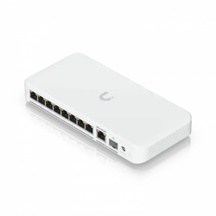 Ubiquiti UniFi USW Flex 2.5G 8 PoE | 8 Port 2.5G Ethernet | 1 Port Combo 10G SFP+ & 10Gbe Ethernet PoE in Swtich