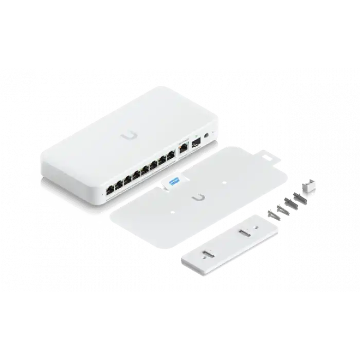 Ubiquiti UniFi USW Flex 2.5G 8 PoE | 8 Port 2.5G Ethernet | 1 Port Combo 10G SFP+ & 10Gbe Ethernet PoE in Swtich