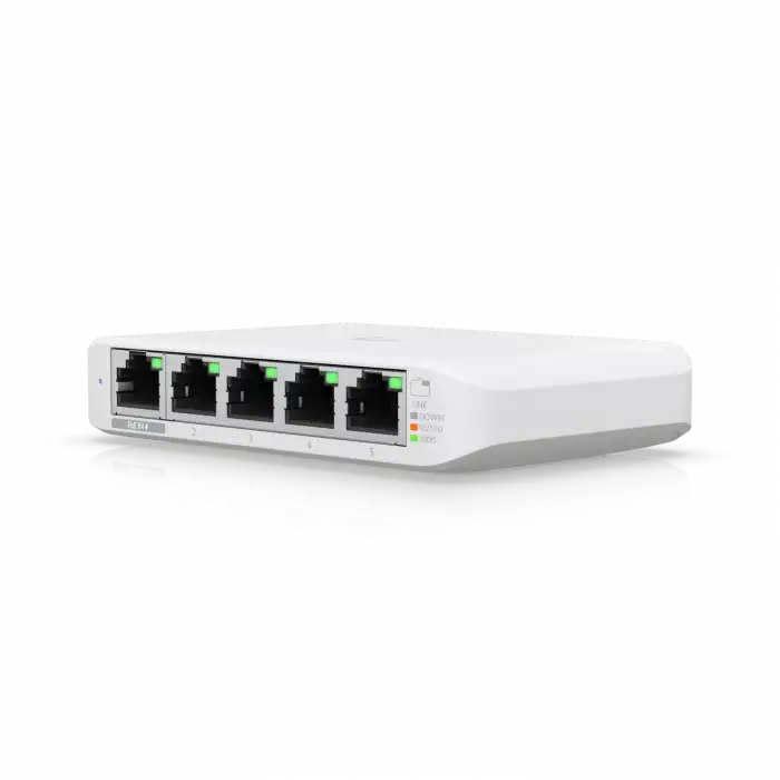 Ubiquiti UniFi Switch Flex Mini | 5-Port Kompakt Gigabit Switch (PoE Destekli)