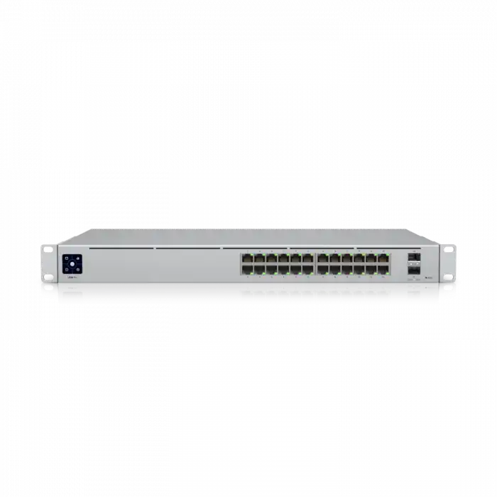 Ubiquiti UniFi Switch Pro 24 | Layer 3, Fansız 24-Port 10G SFP+ Switch