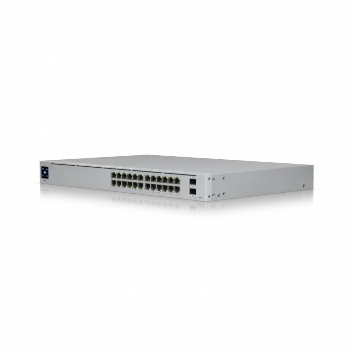 Ubiquiti UniFi Switch Pro 24 | Layer 3, Fansız 24-Port 10G SFP+ Switch