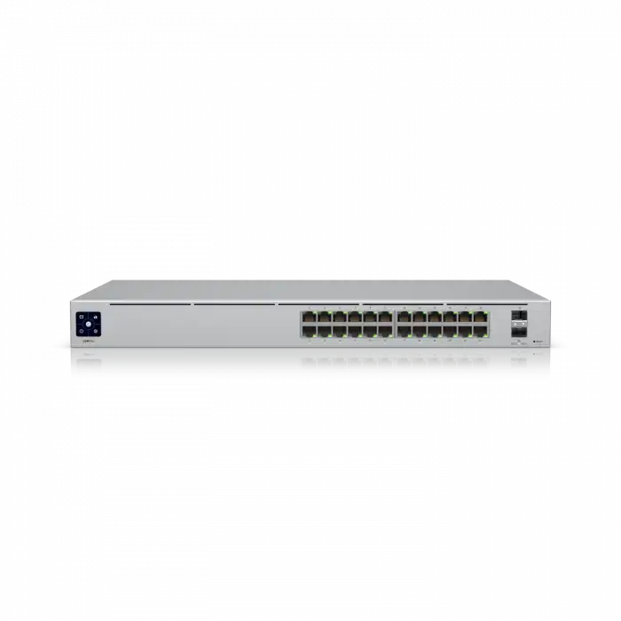 Ubiquiti UniFi Switch Pro 24 | Layer 3, Fansız 24-Port 10G SFP+ Switch