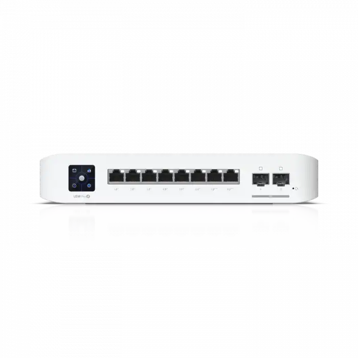 Ubiquiti UniFi Switch Pro 8 PoE | 8-Port Layer 3 PoE++ & 10G SFP+ Switch