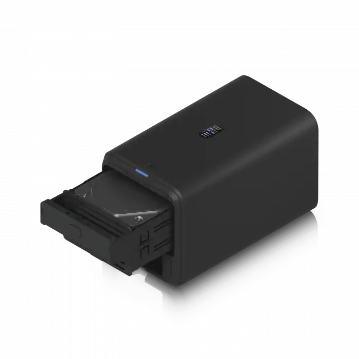 UniFi NAS (UNAS-2) | 2 Diskli Kişisel Bulut Depolama & Medya Sunucusu (Siyah)