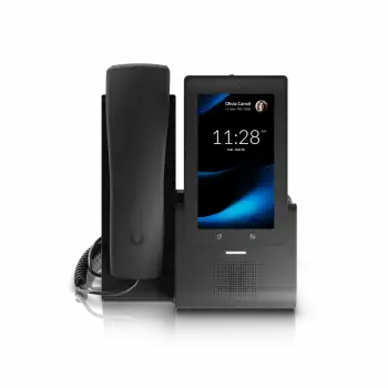 Ubiquiti UniFi Touch Pro - 5 Dokunmatik Ekranlı Premium IP Masa Telefonu (Kameralı)