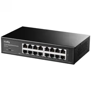 Cudy GS1016 16 Port Gigabit Ethernet Switch Metal Kasa , Rackmount