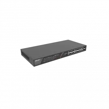 Ruijie Reyee ES118S-LP 18-Port Yönetilemez PoE Switch (16 PoE + 2 Gigabit Uplink)