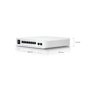 Ubiquiti UniFi Switch Enterprise 8 PoE | 8-Port 2.5GbE Layer 3 PoE+ Switch